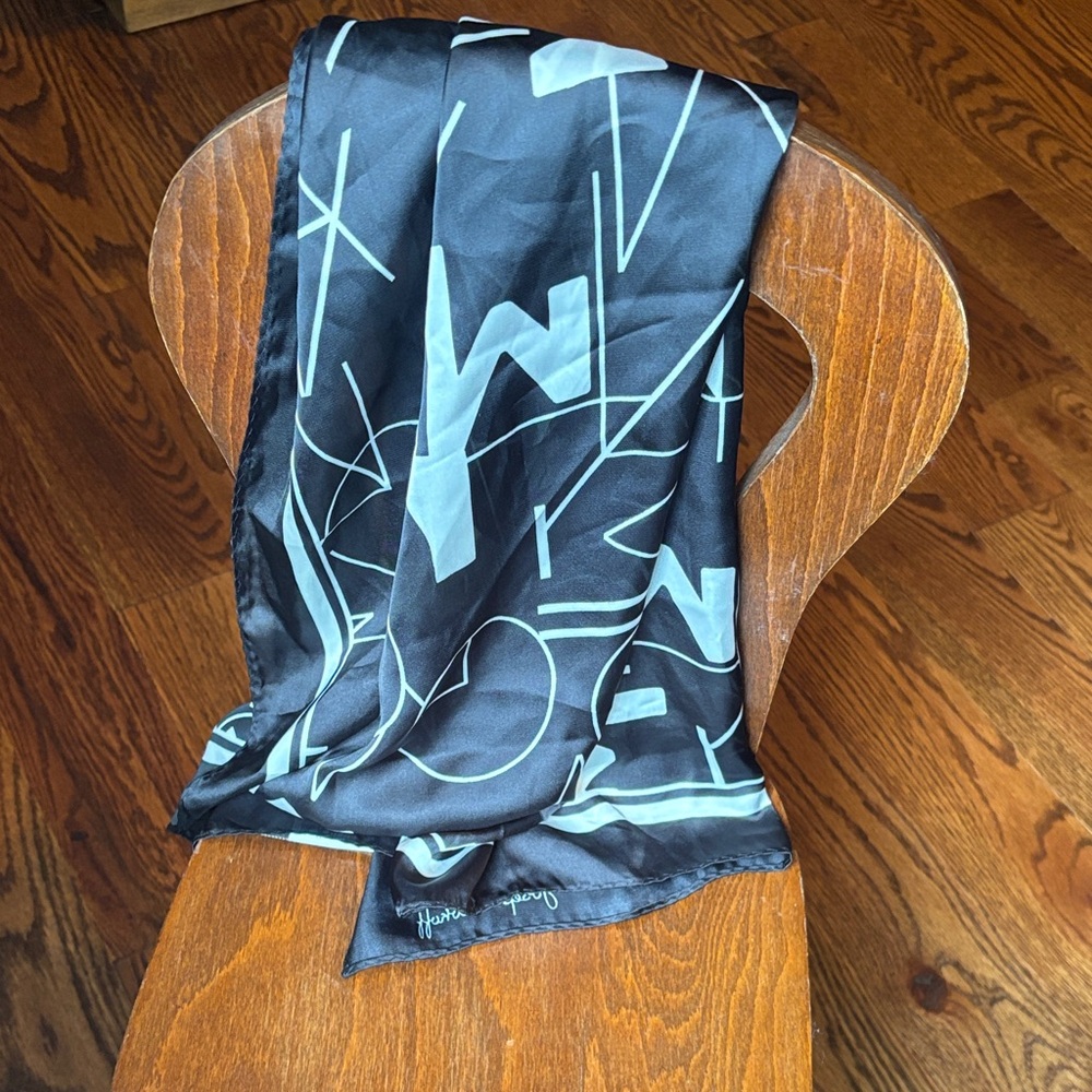 Joseph Ribkoff Black and White Scarf